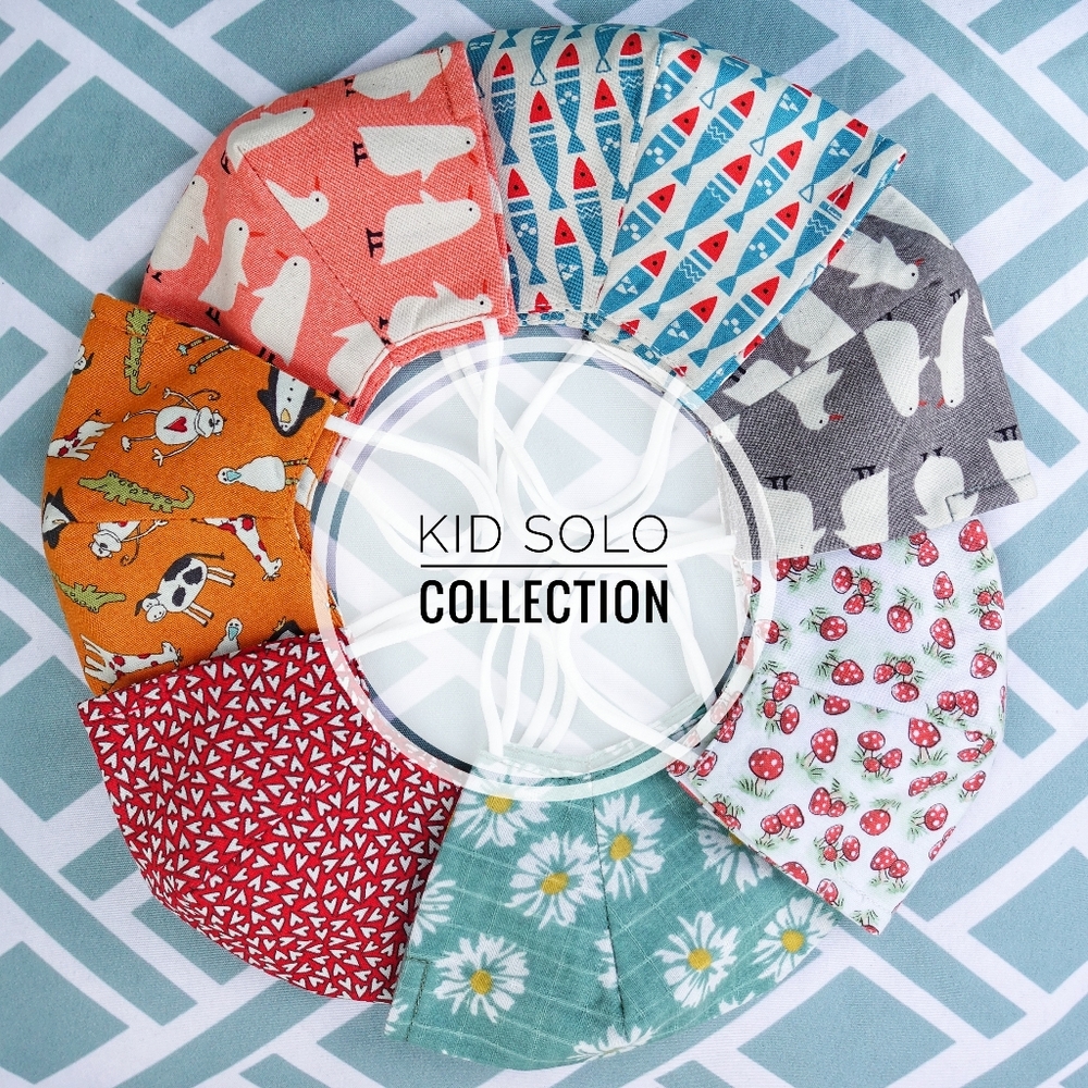 Natural Linen Facemask for Kids